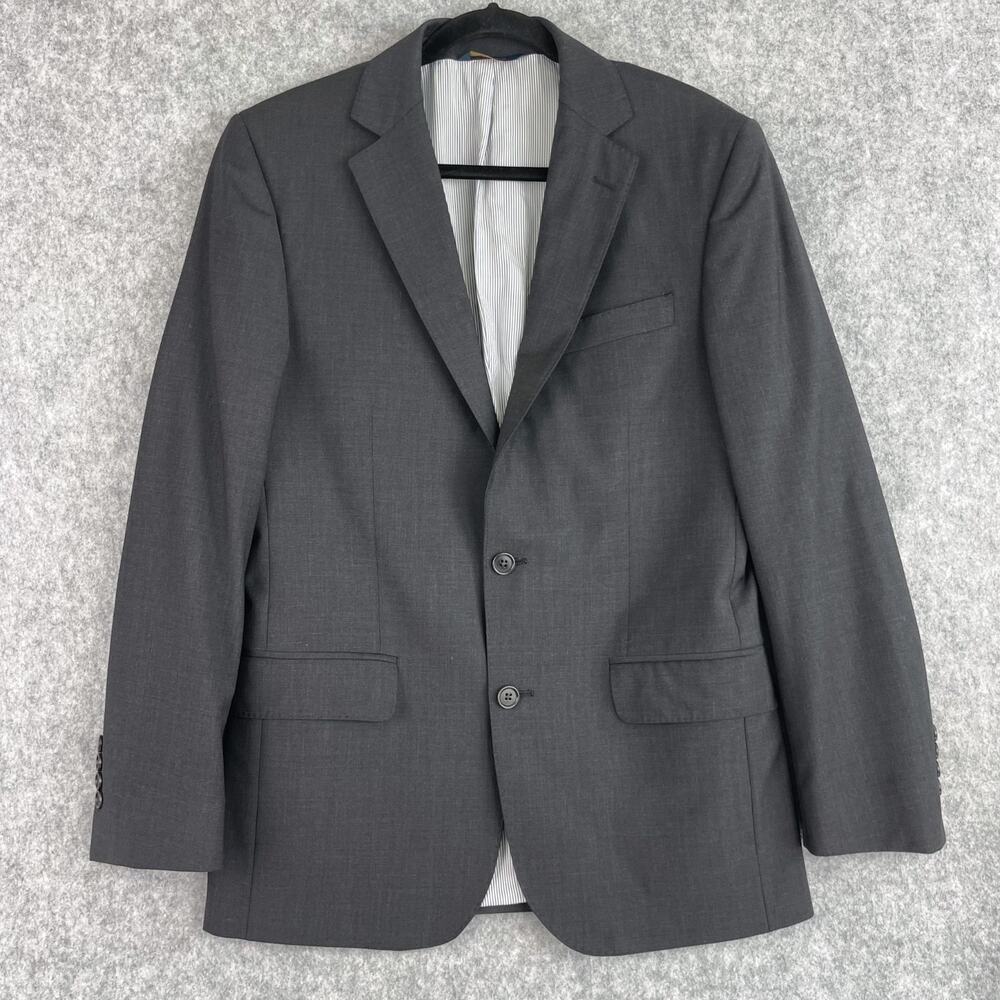 Brooks Brothers Explorer Blazer Mens 38R Regent Fit Dark Gray Jacket Sports Coat